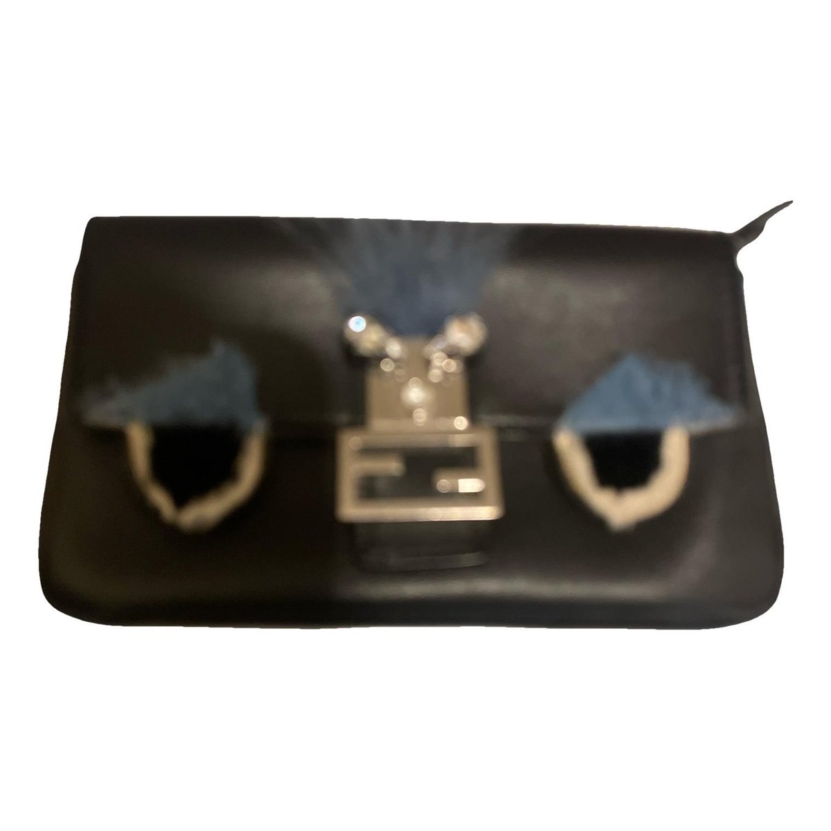 Flat Baguette leather crossbody bag