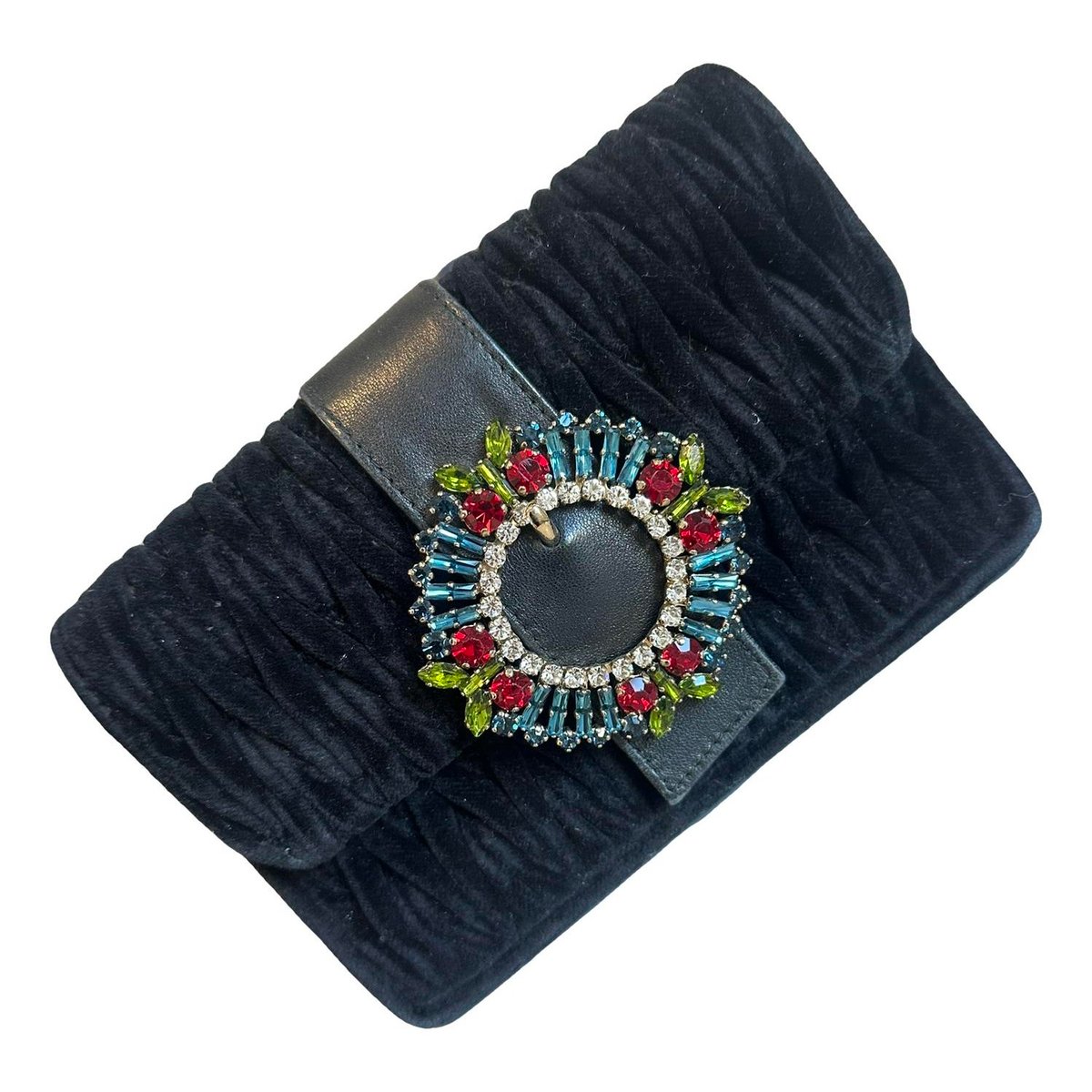 Miu delice velvet crossbody bag