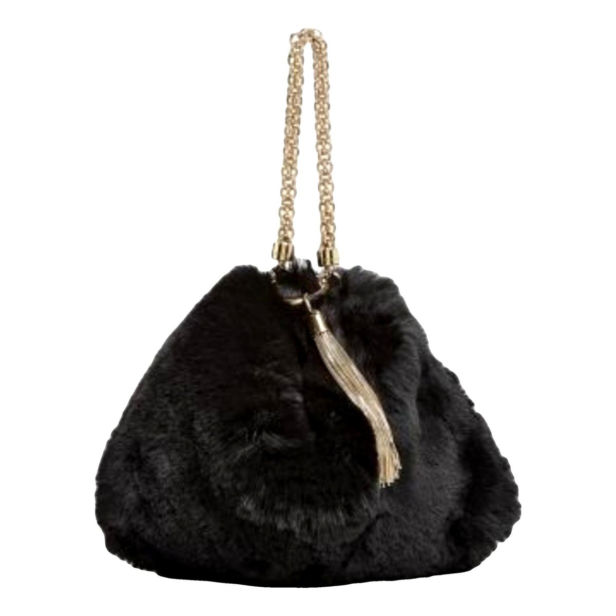 Callie faux fur handbag