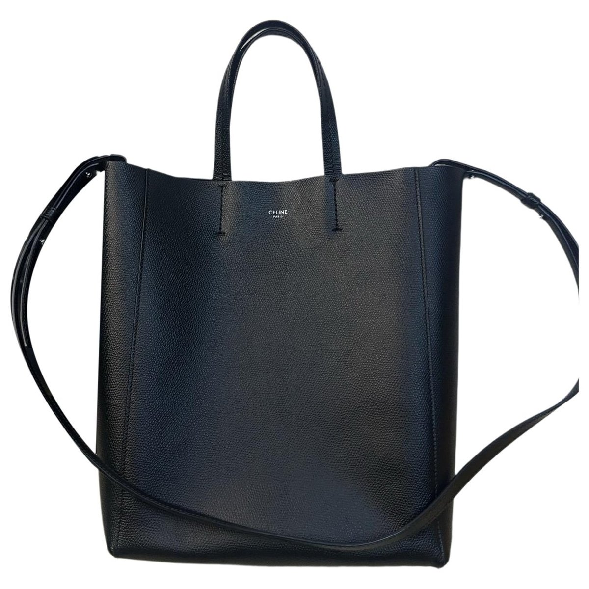 Cabas leather handbag