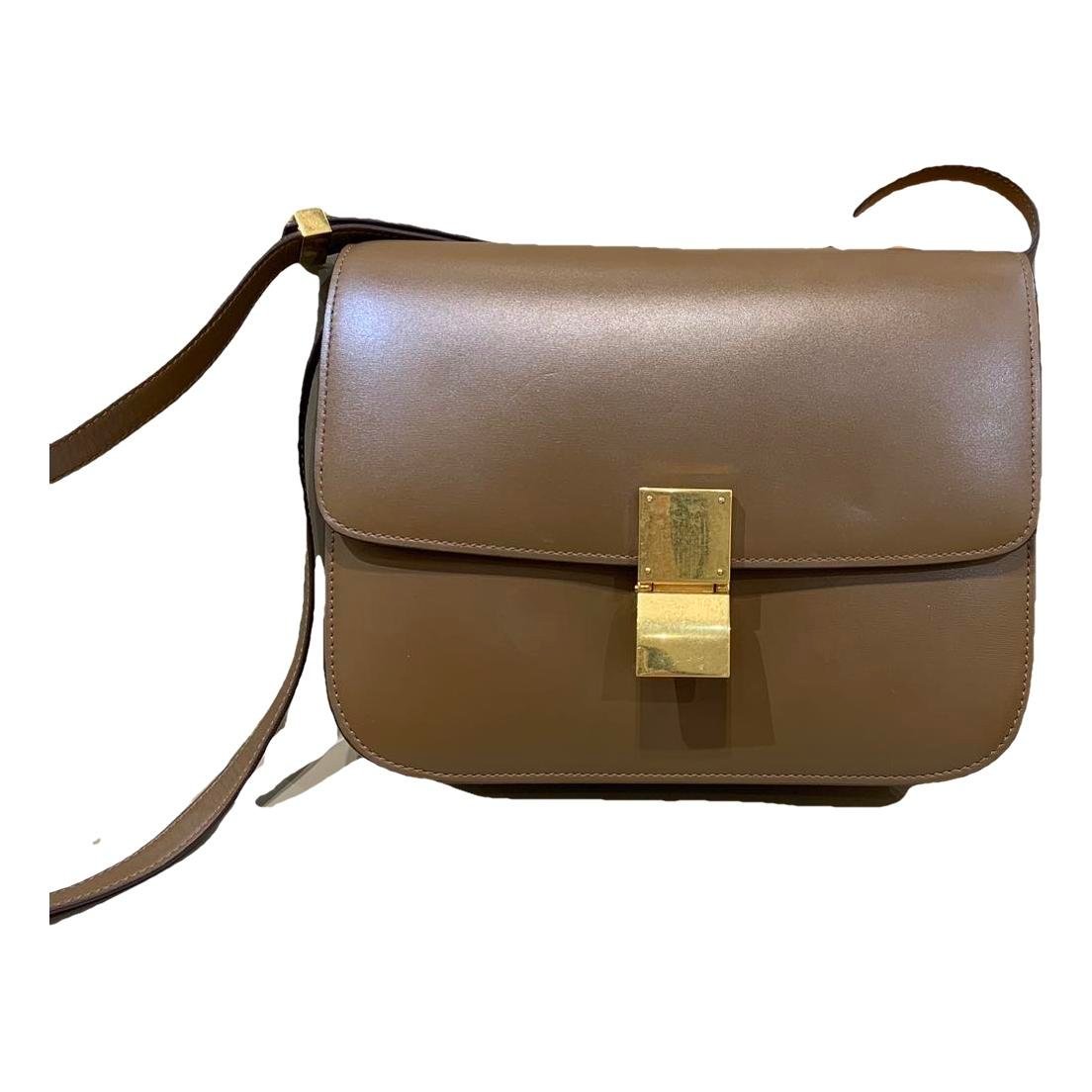 Classic leather handbag