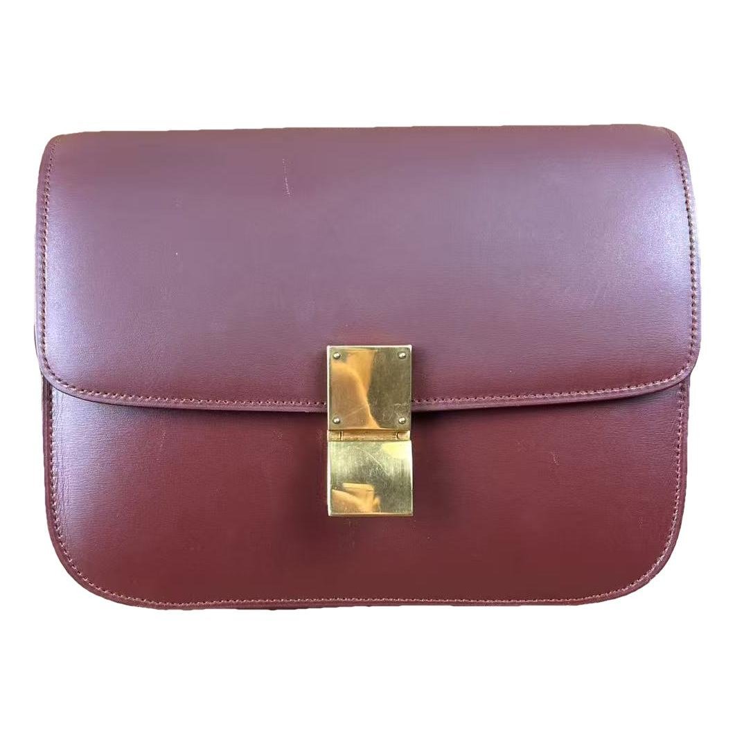 Classic leather handbag