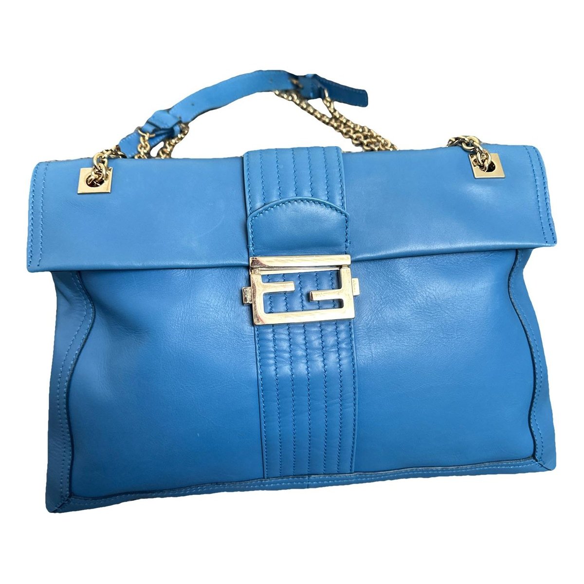 Baguette leather handbag