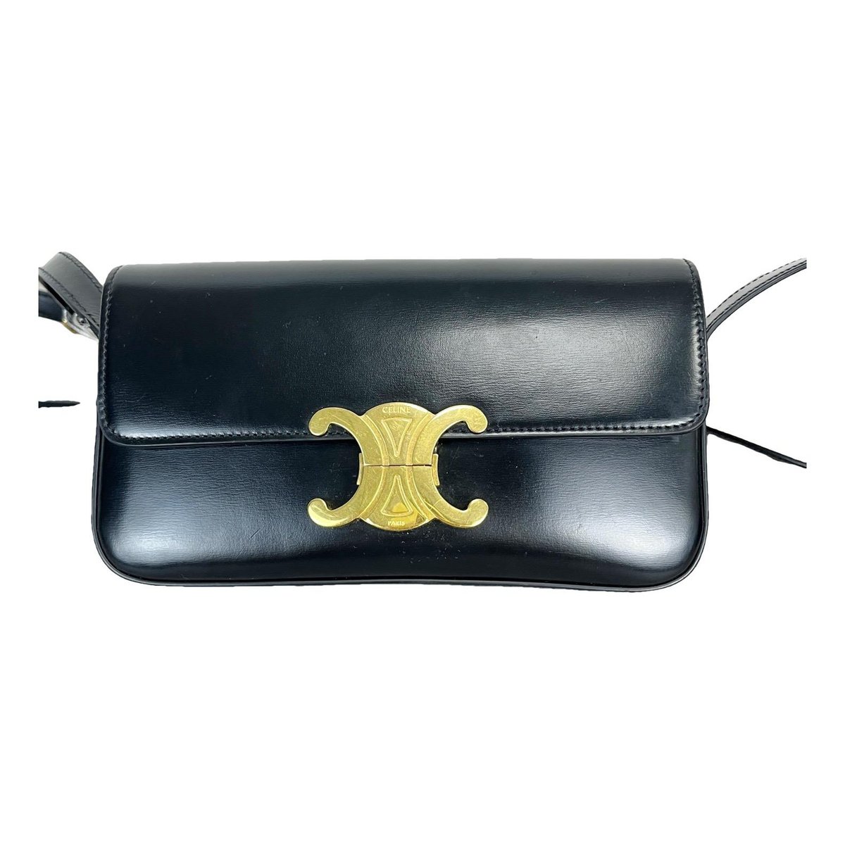 Triomphe Long leather handbag