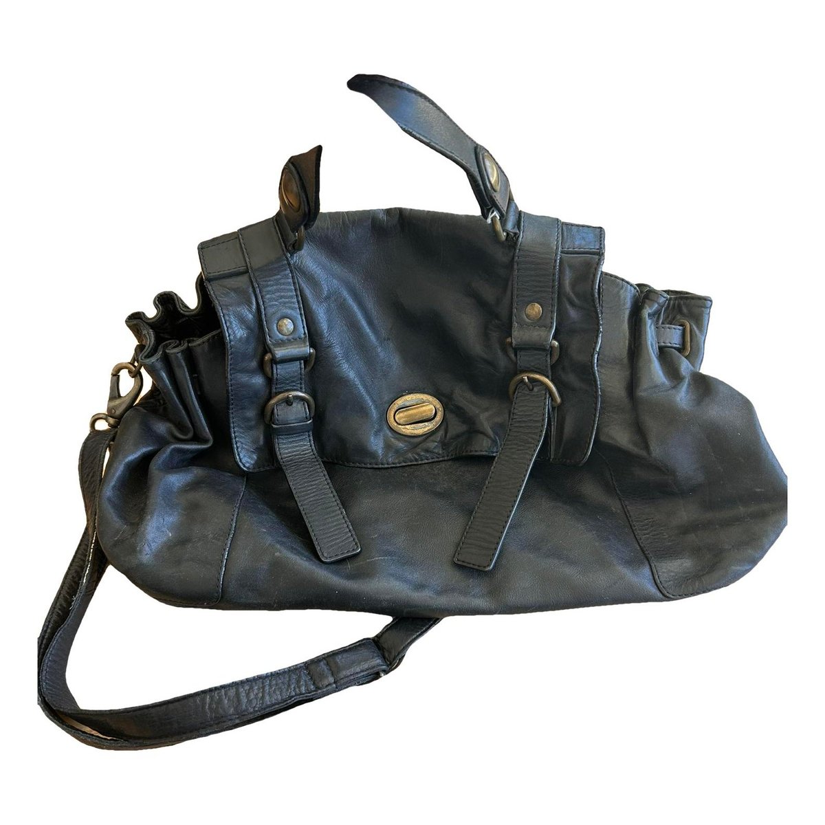 24h leather handbag