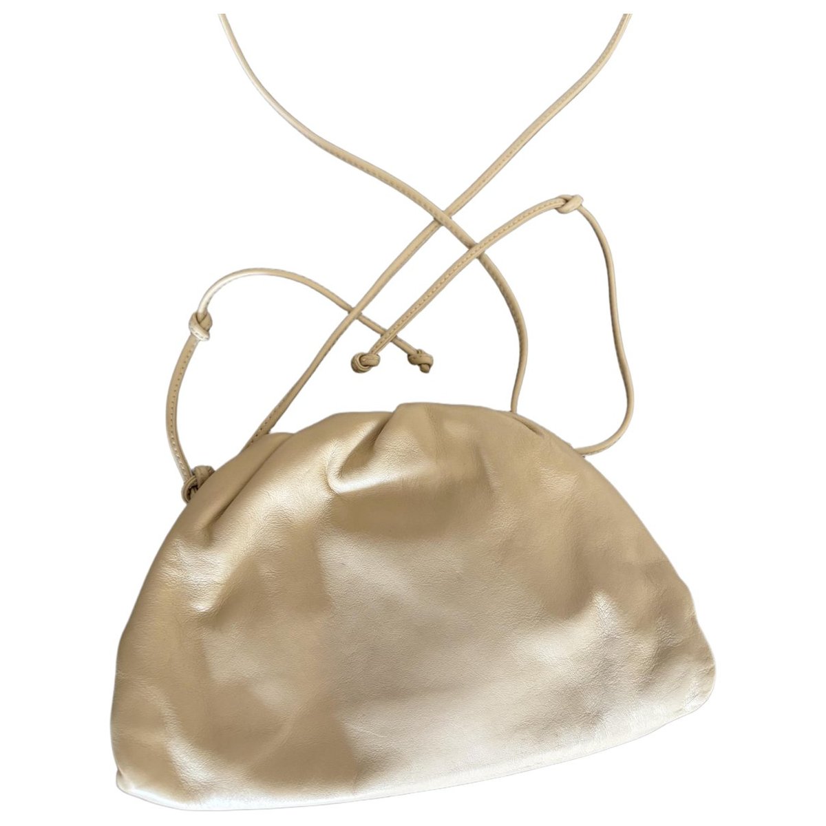 Pouch leather handbag