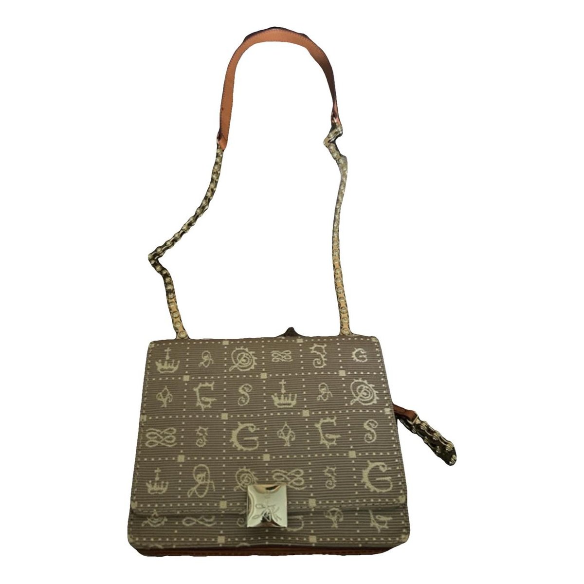 Daligramme leather handbag