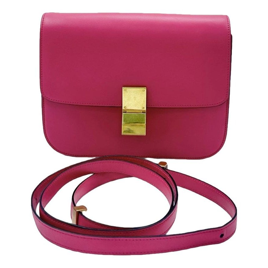 Classic leather crossbody bag