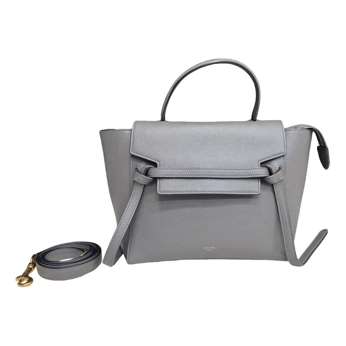 Belt leather handbag