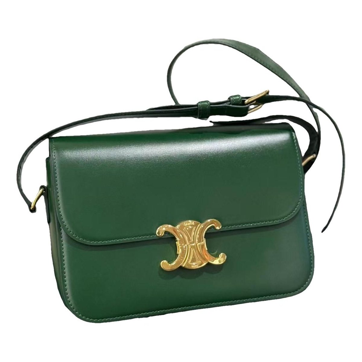 Triomphe leather handbag