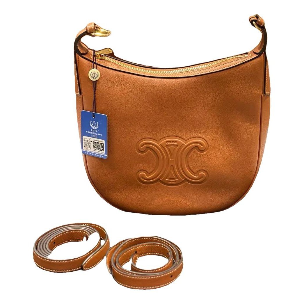 Triomphe leather handbag