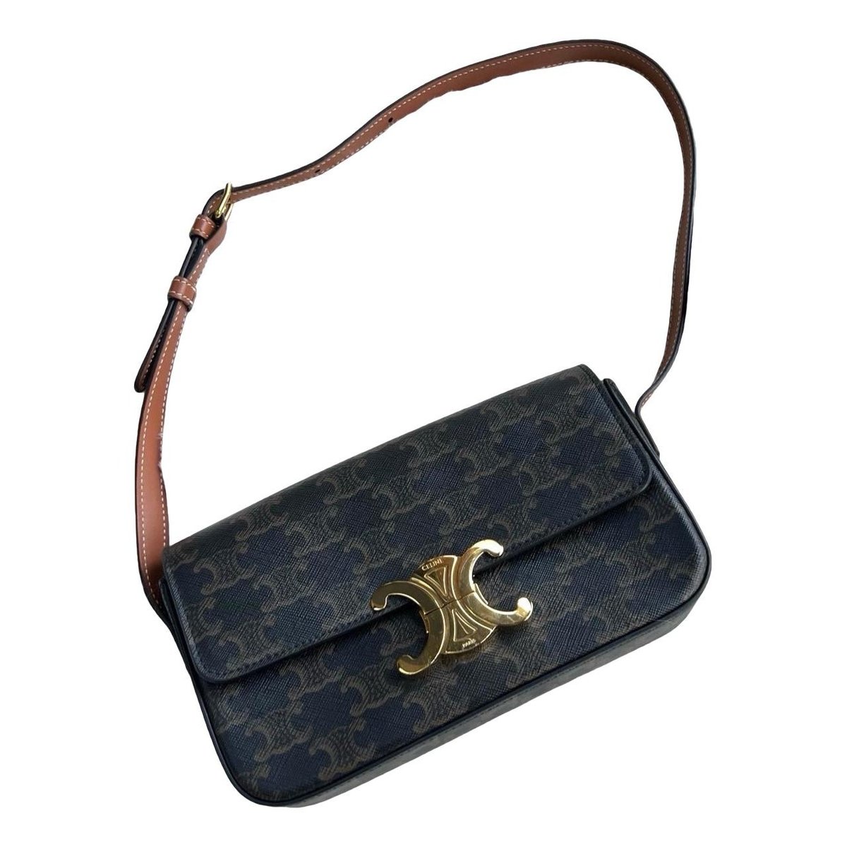 Triomphe Long leather handbag