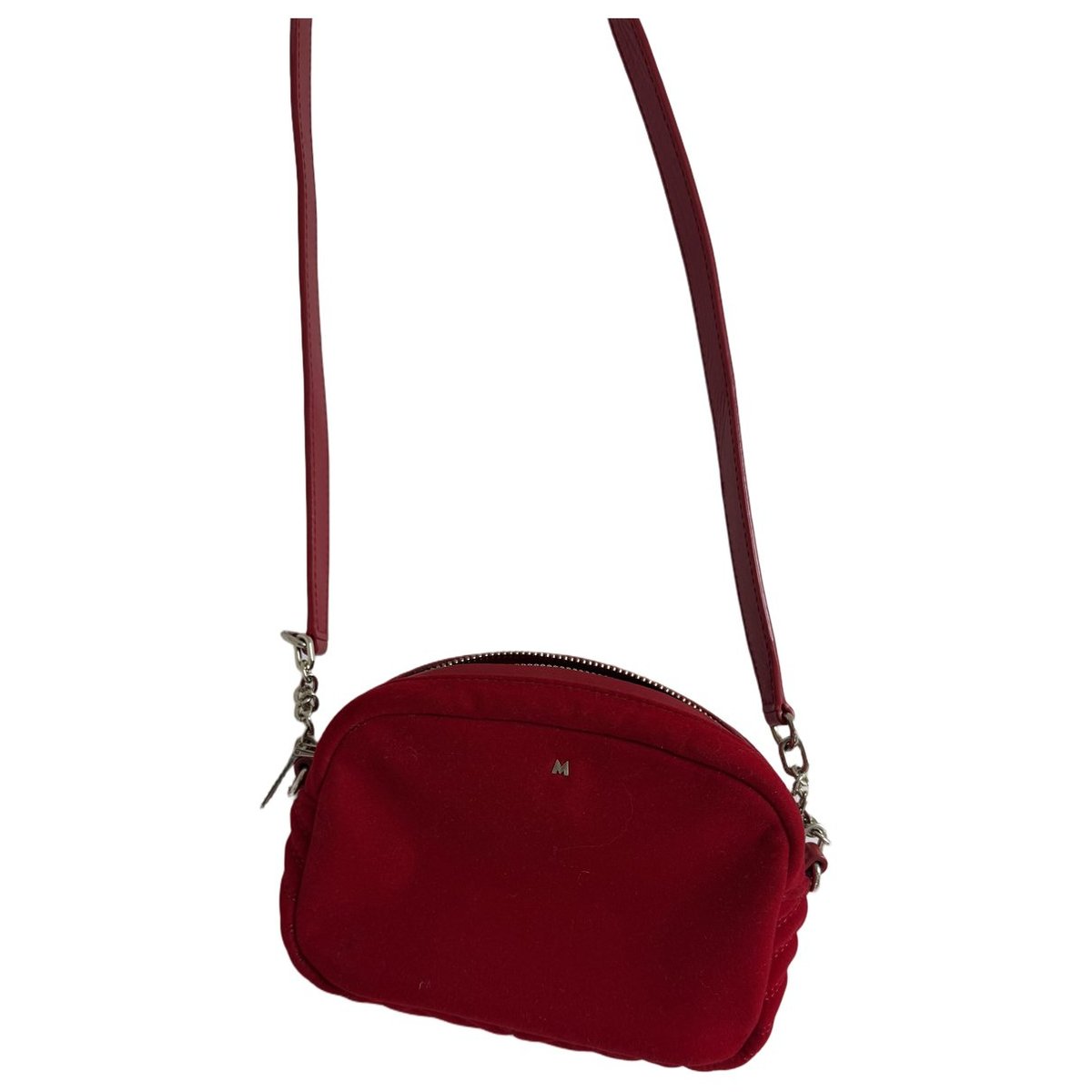 Velvet clutch bag