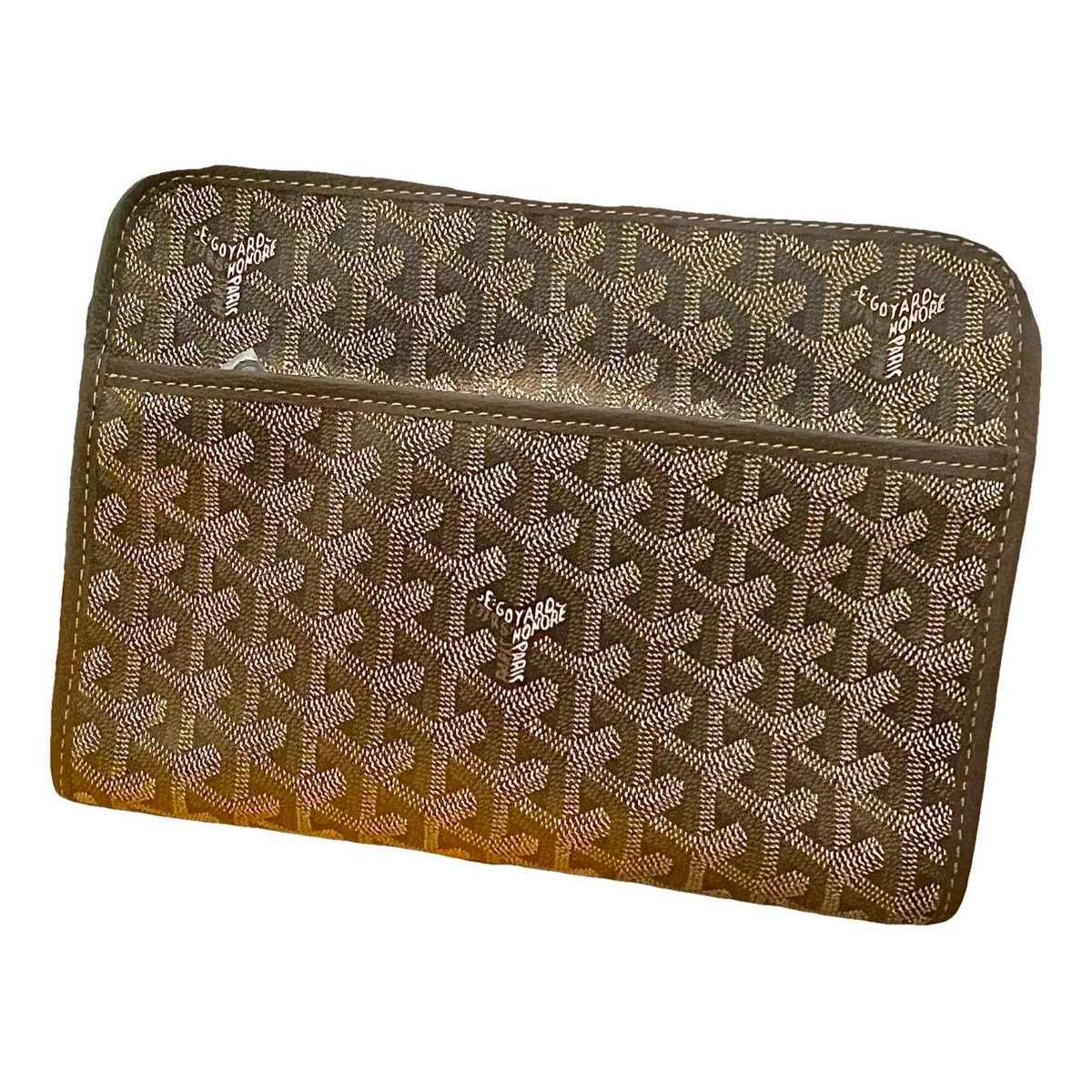 Jouvence leather clutch bag