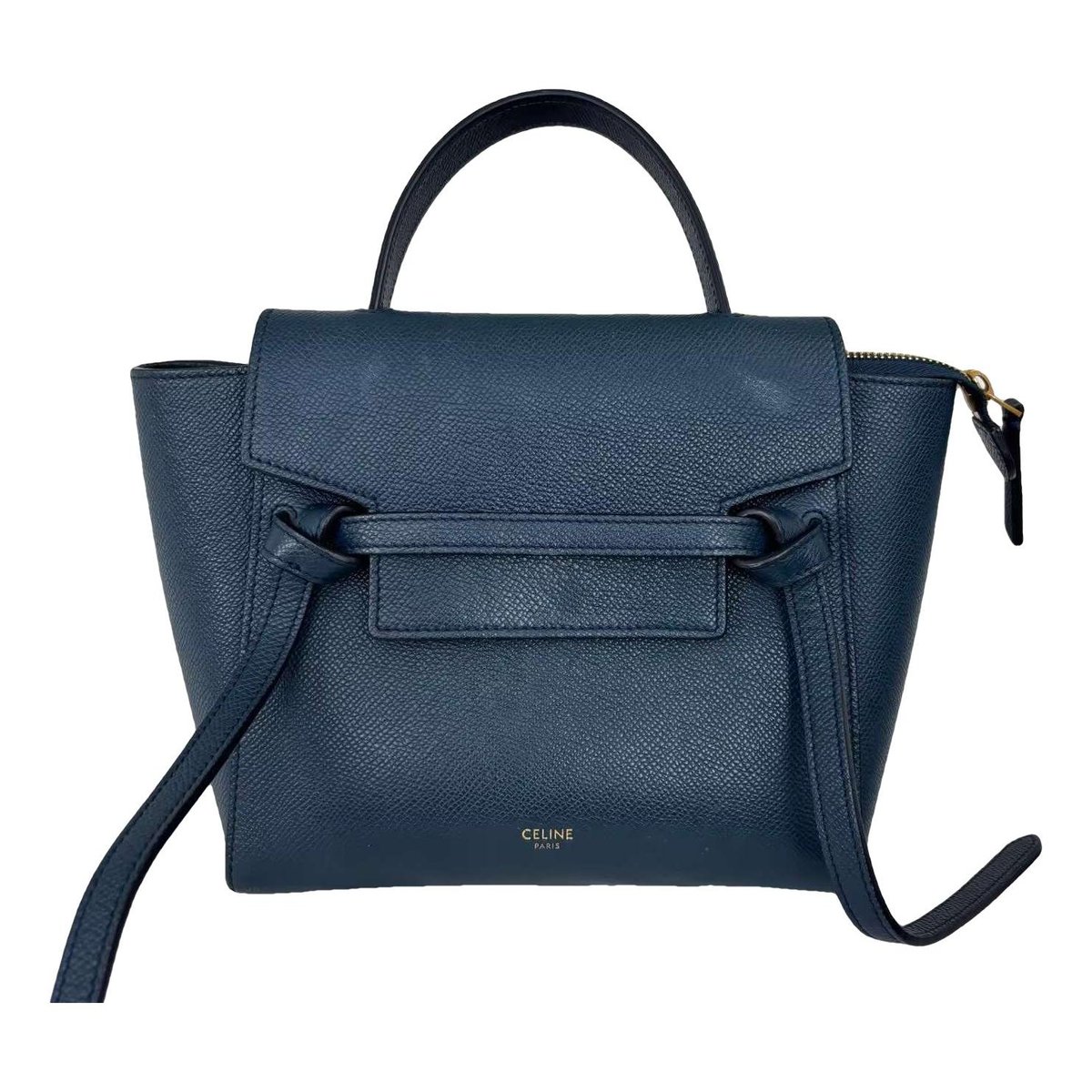 Belt leather handbag