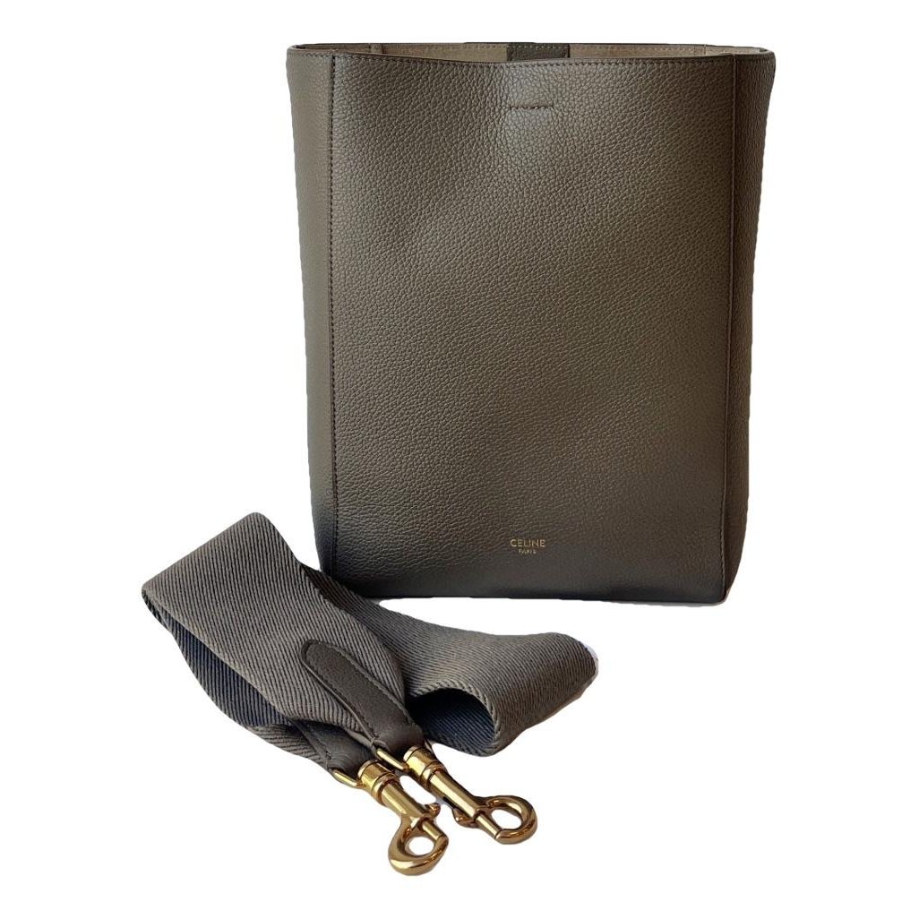 Seau Sangle leather handbag