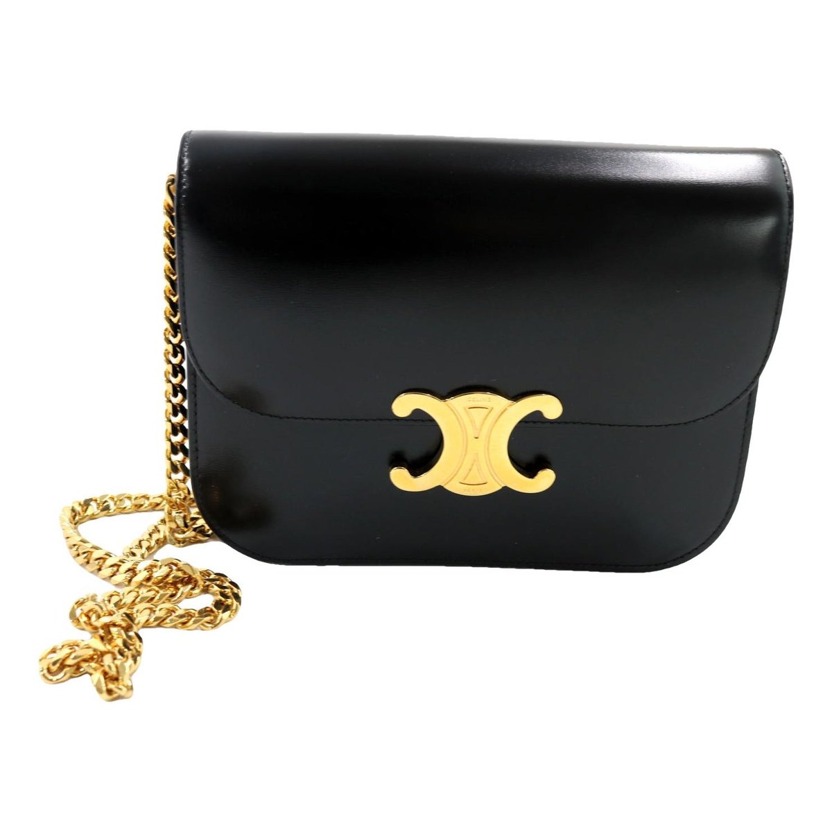 Triomphe leather crossbody bag