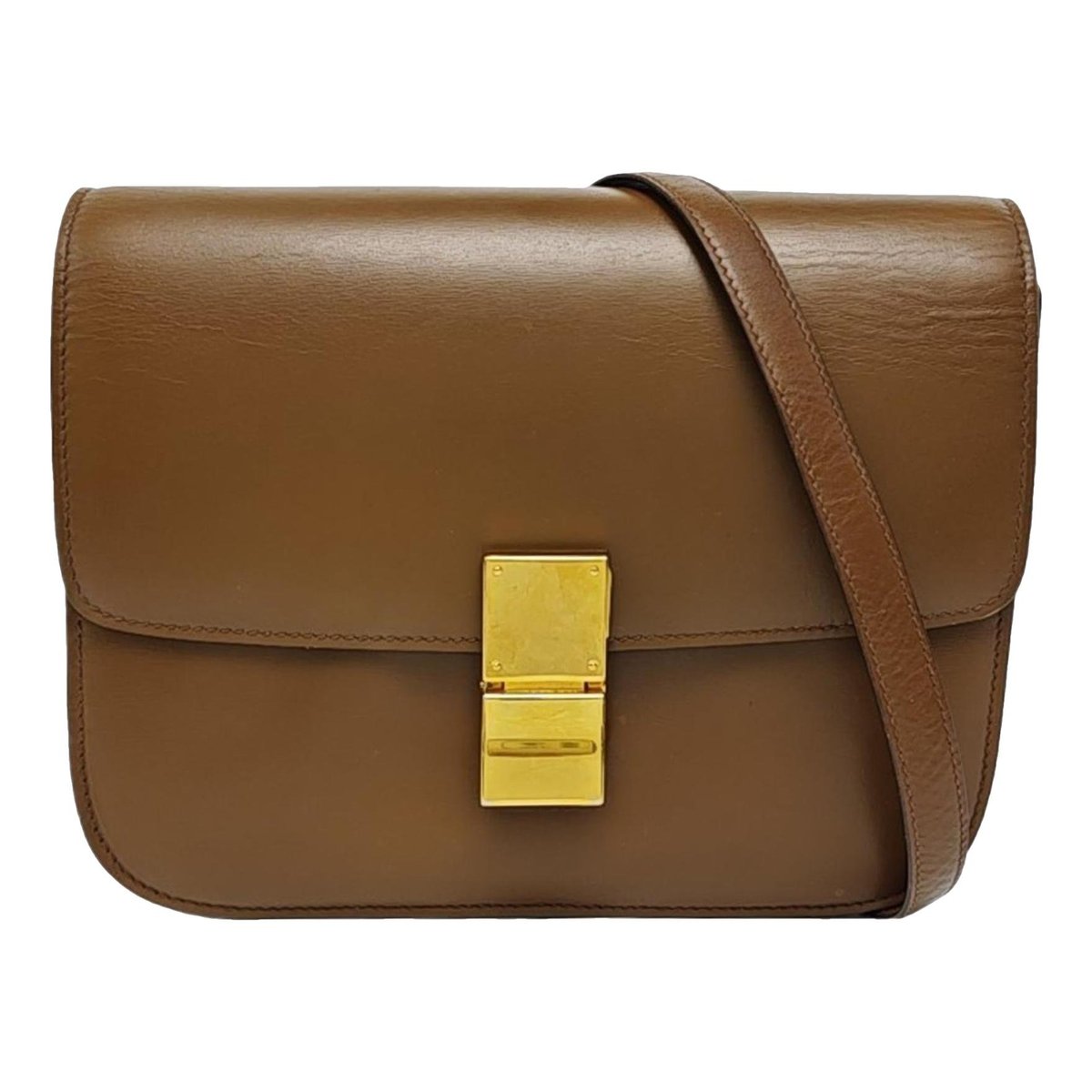 Classic leather crossbody bag