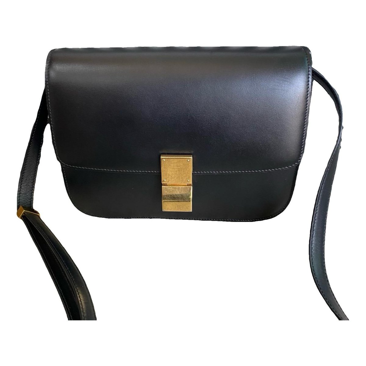 Classic leather crossbody bag