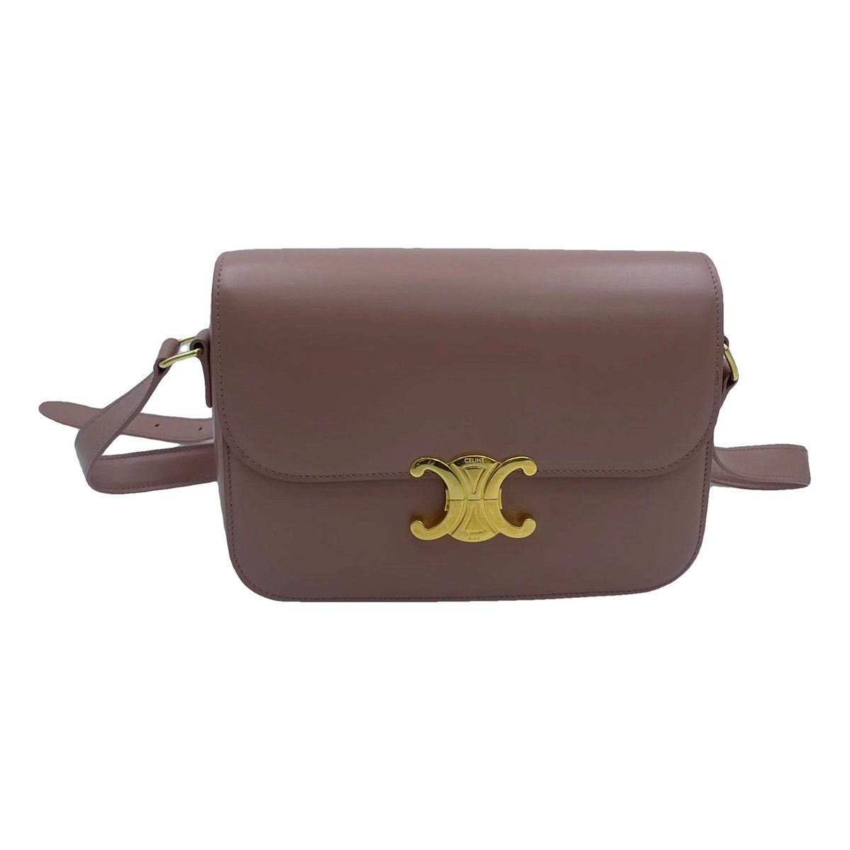Triomphe leather handbag