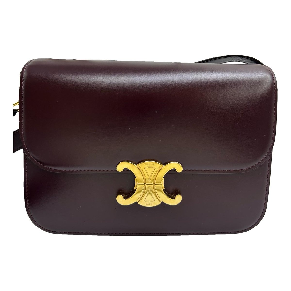 Triomphe leather handbag