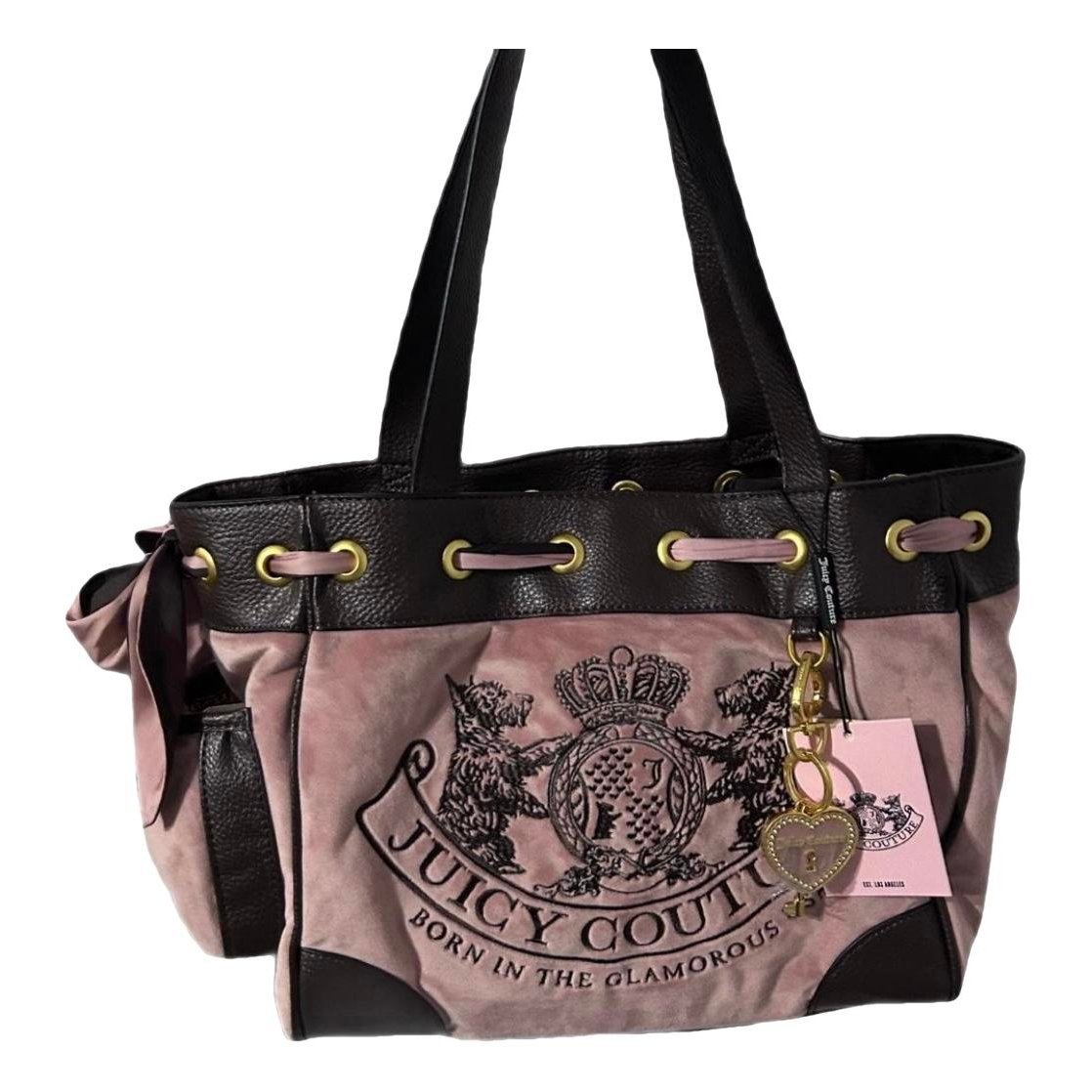 Velvet handbag