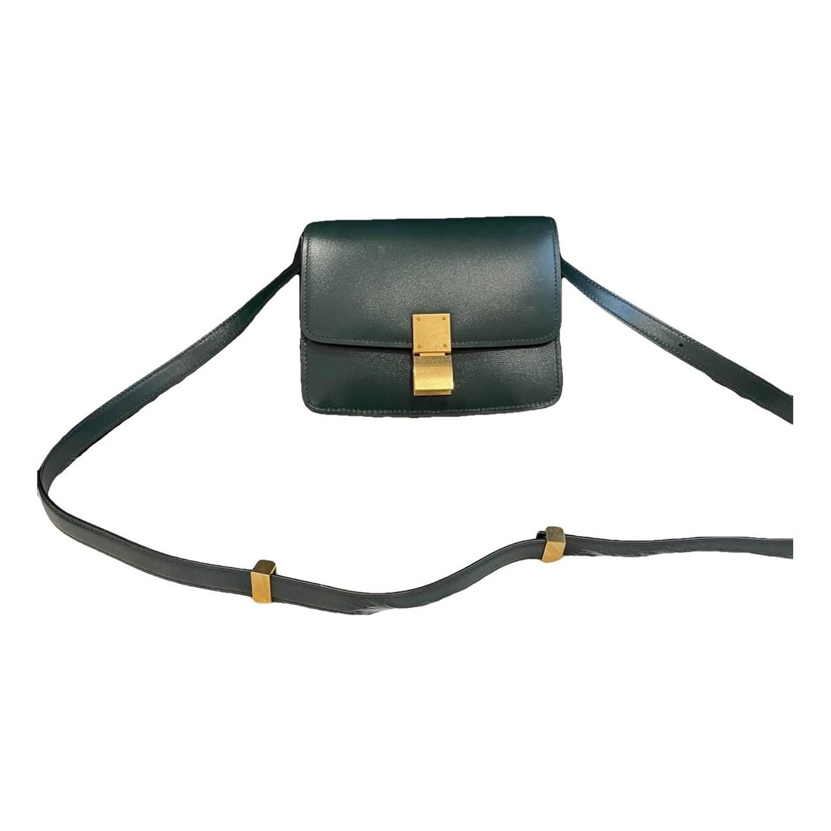 Classic leather crossbody bag