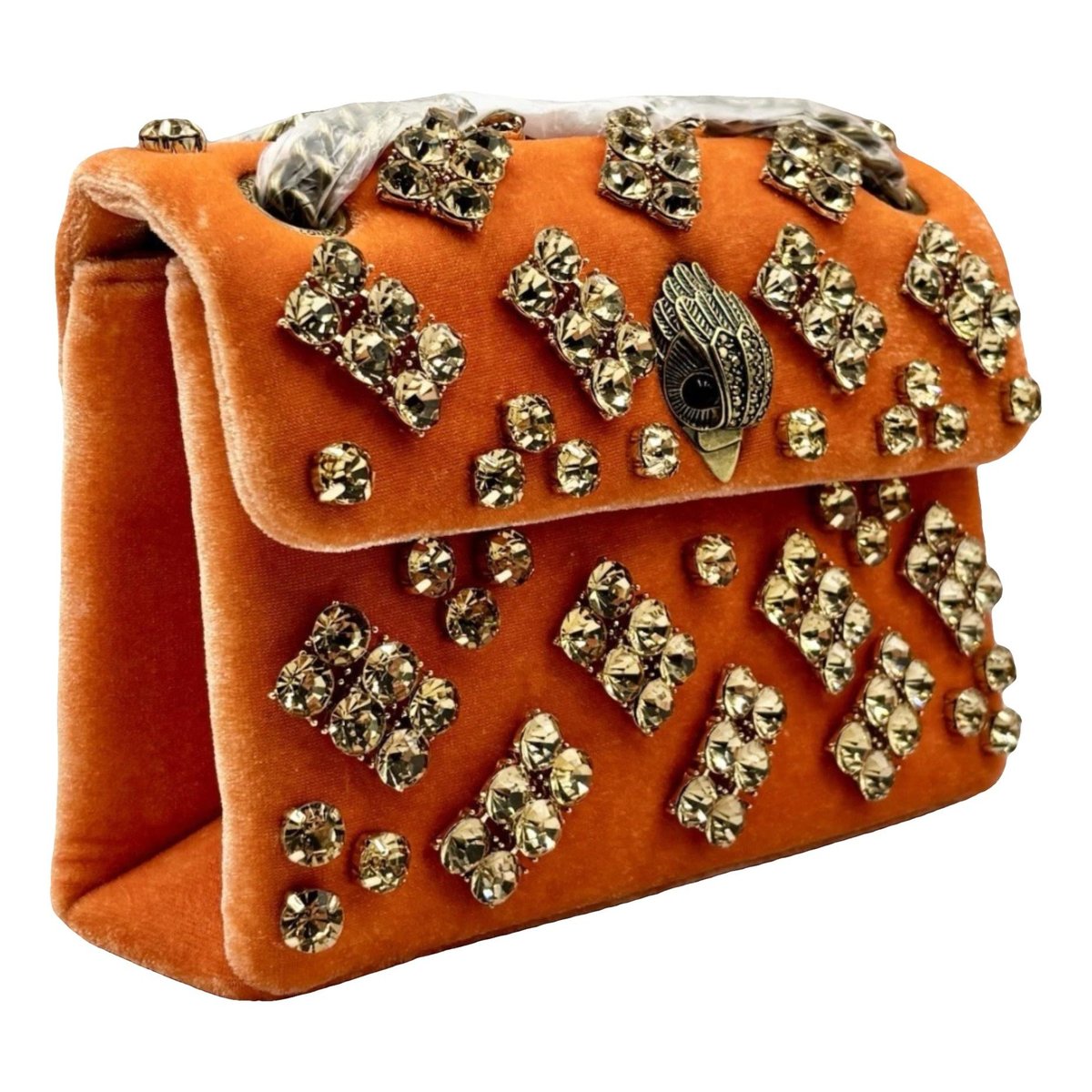 Velvet handbag