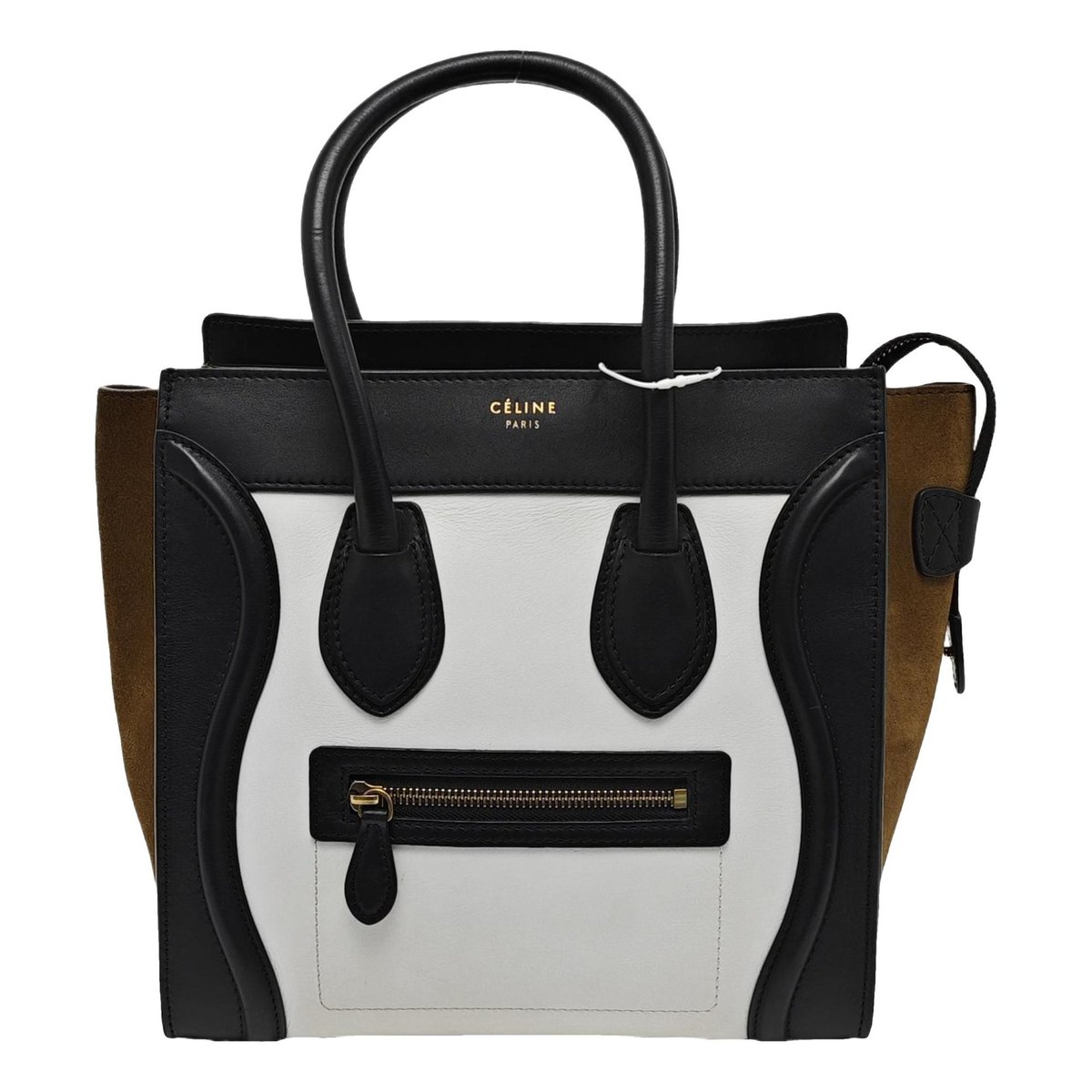 Luggage leather tote