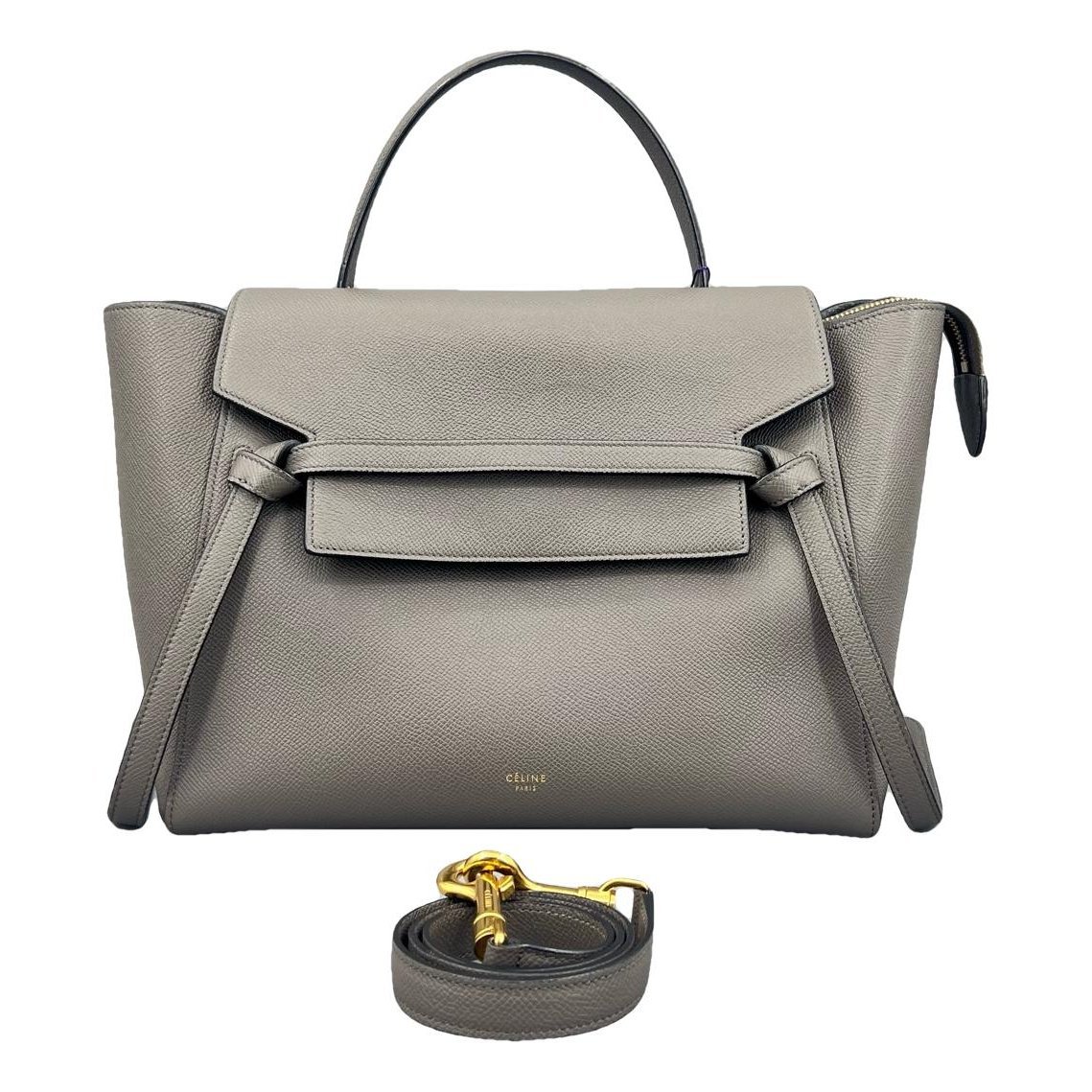 Belt leather handbag
