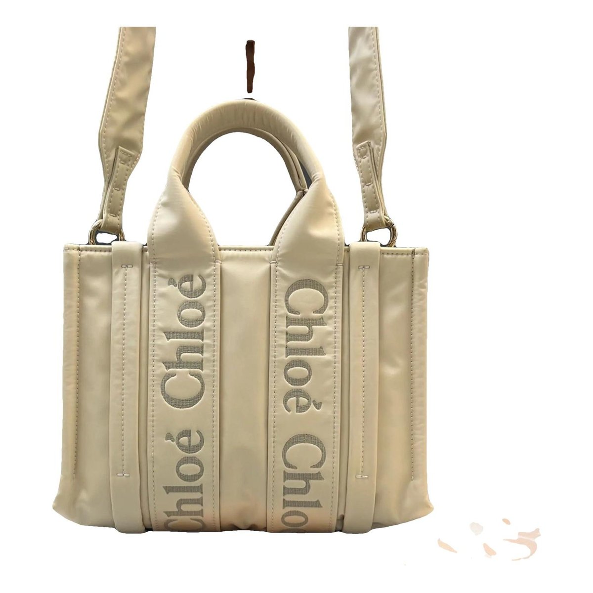 Woody silk tote