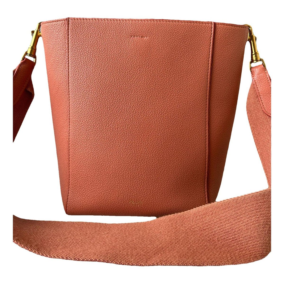 Seau Sangle leather handbag