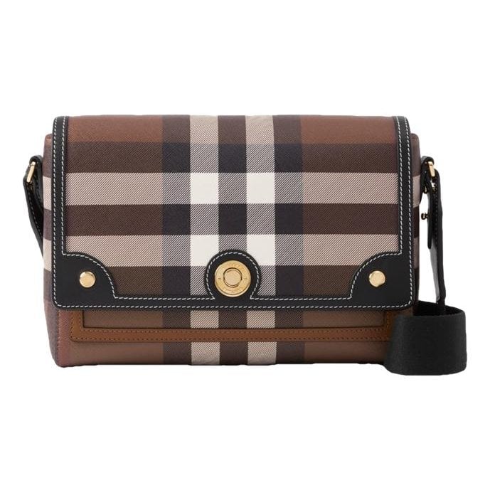 Note leather handbag
