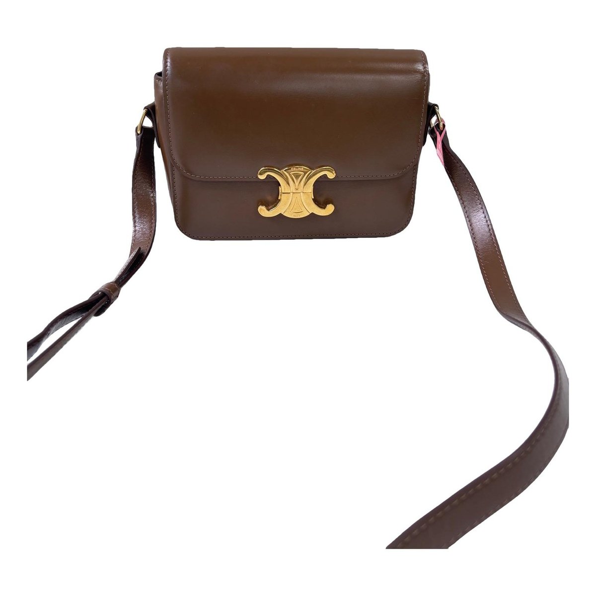 Triomphe leather handbag