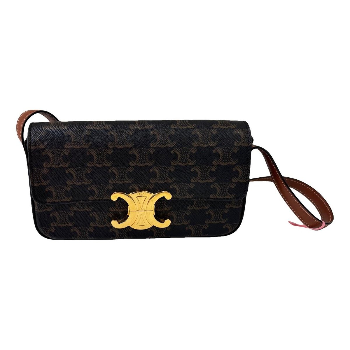 Triomphe Long leather handbag