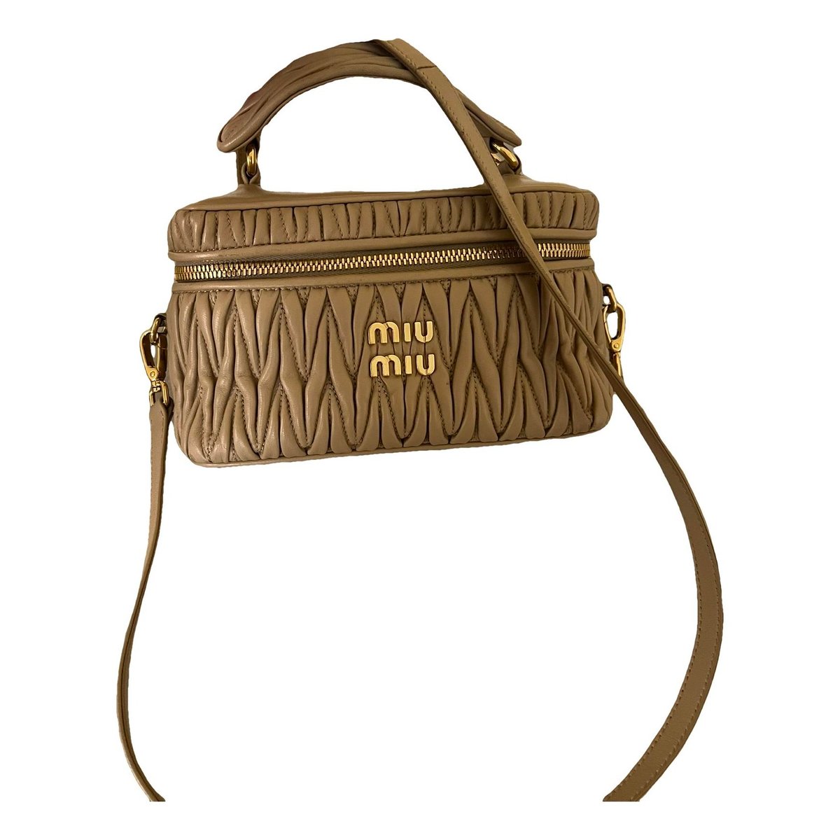 Miu Wander leather handbag