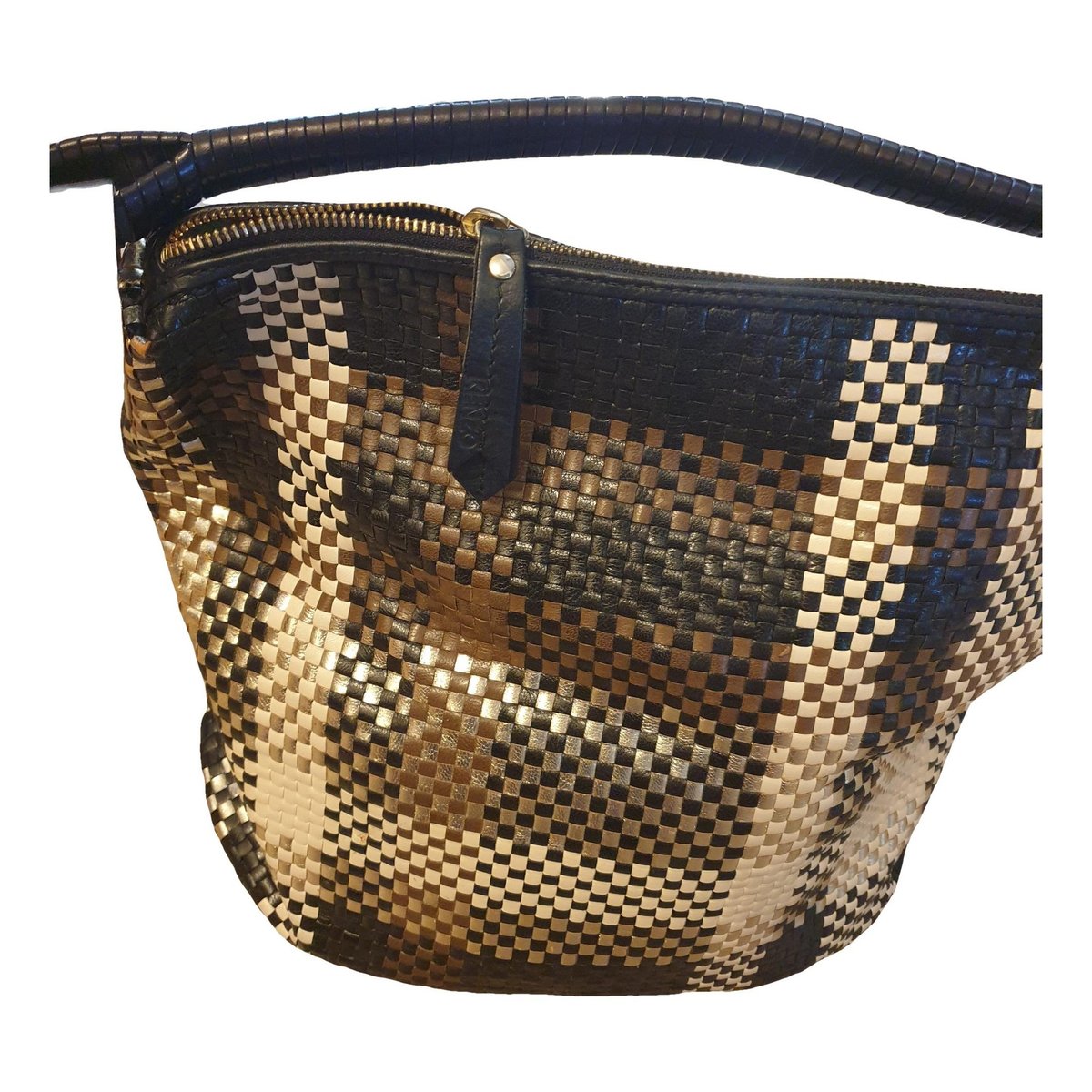 Pagodon leather handbag
