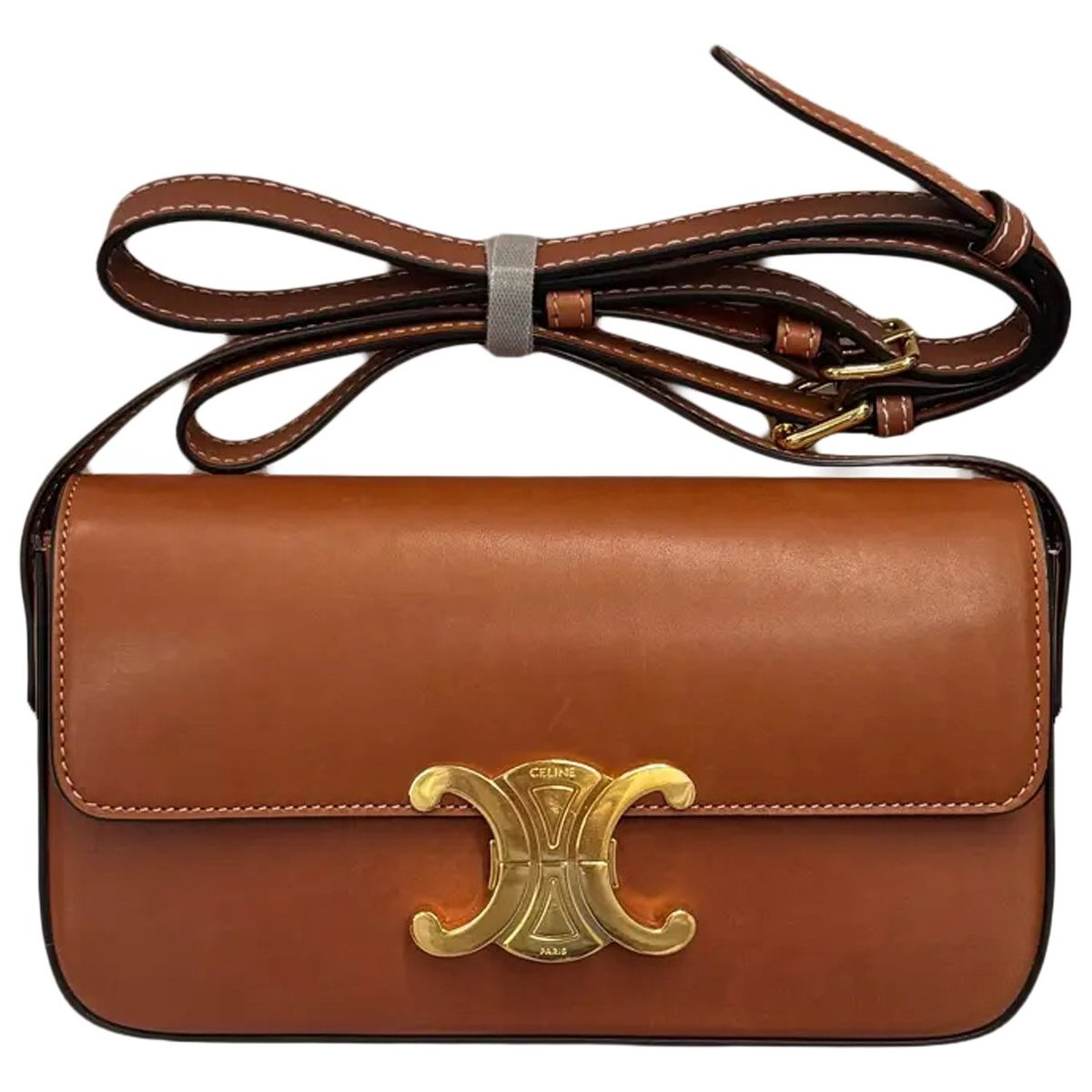 Triomphe Long leather handbag