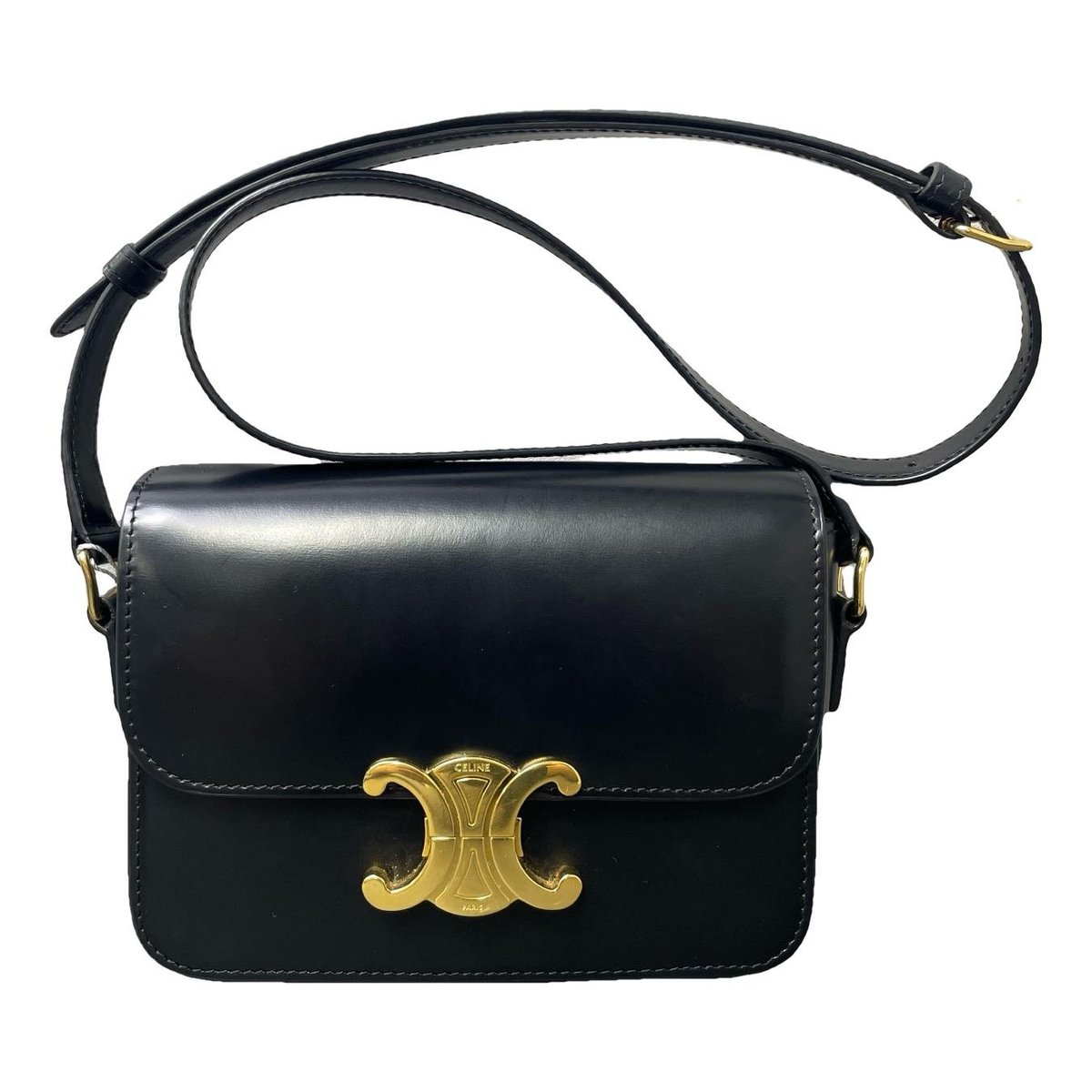 Triomphe leather handbag