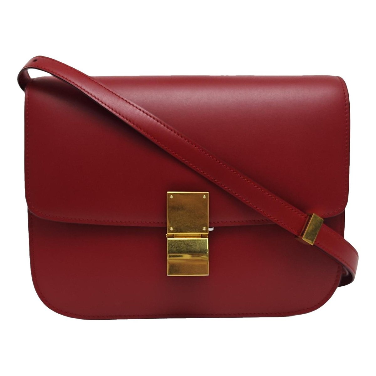 Classic leather crossbody bag