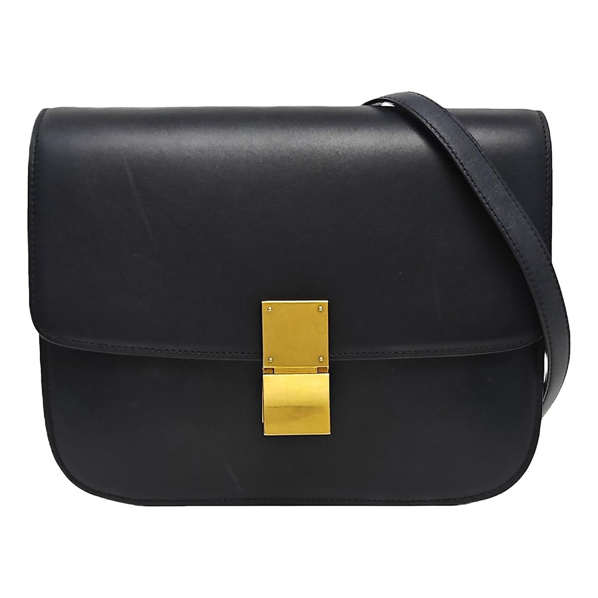 Classic leather crossbody bag