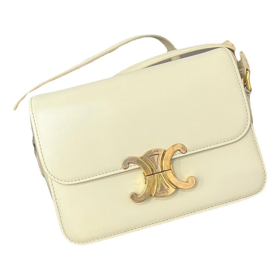 Triomphe leather handbag
