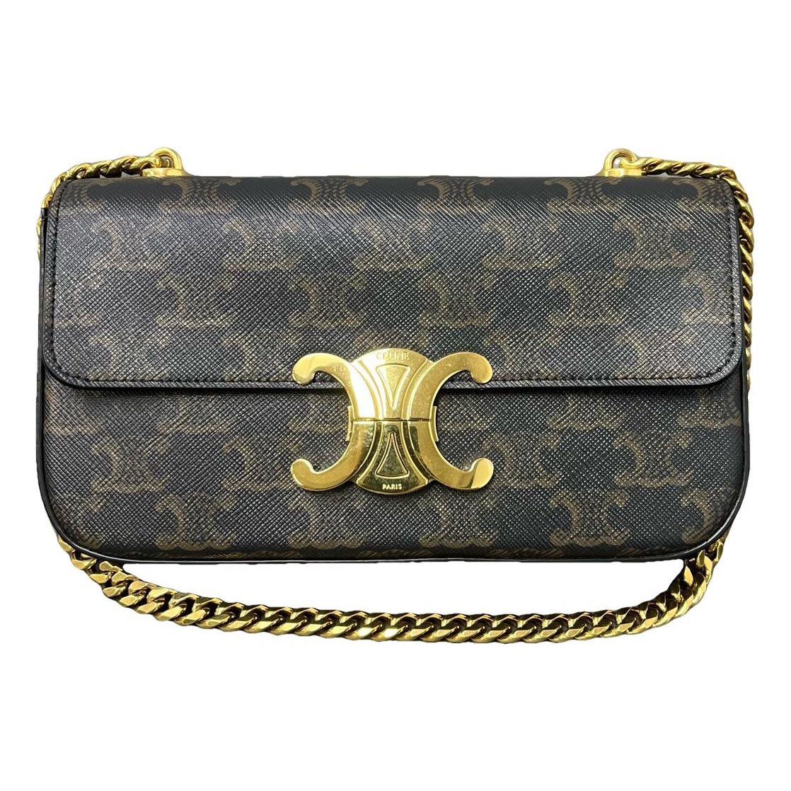 Triomphe leather handbag
