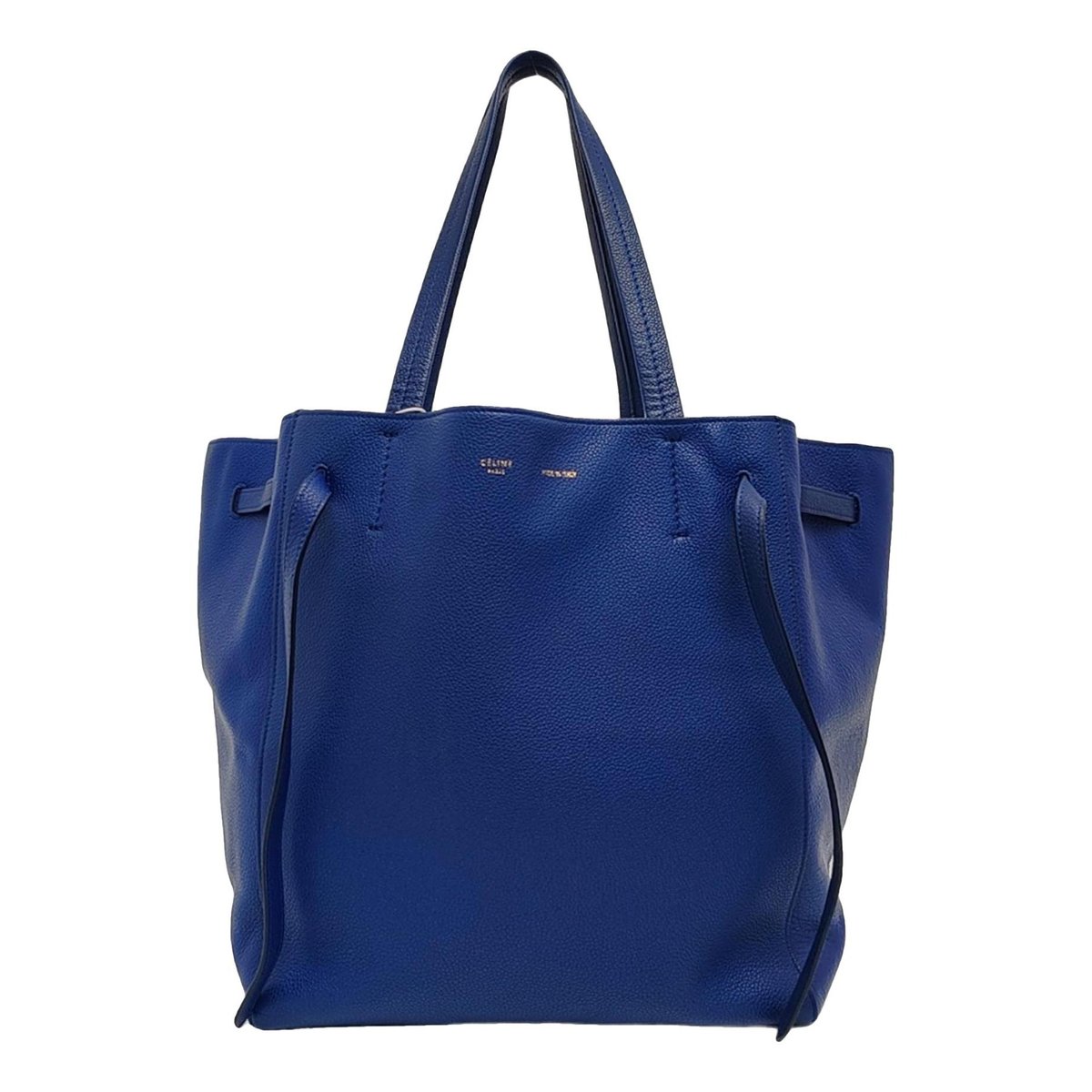 Cabas leather handbag