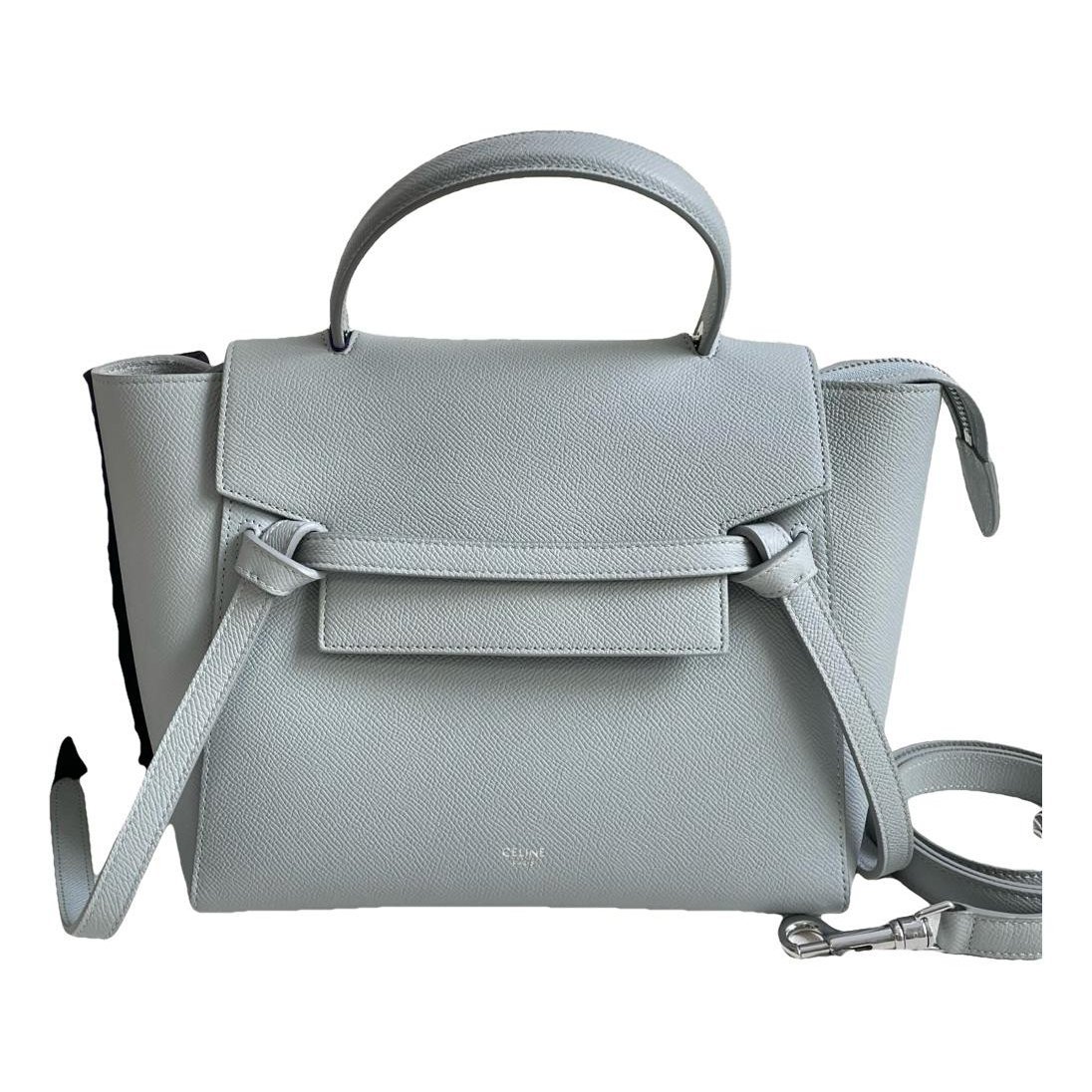 Belt leather handbag