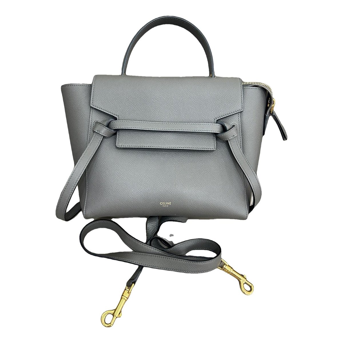 Belt leather handbag