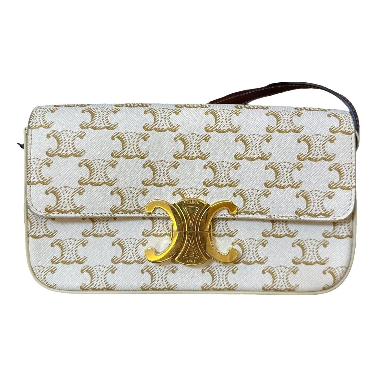 Triomphe Long leather handbag