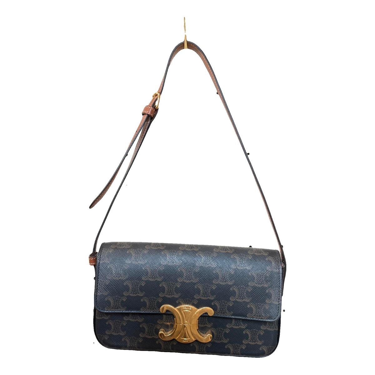 Triomphe leather handbag