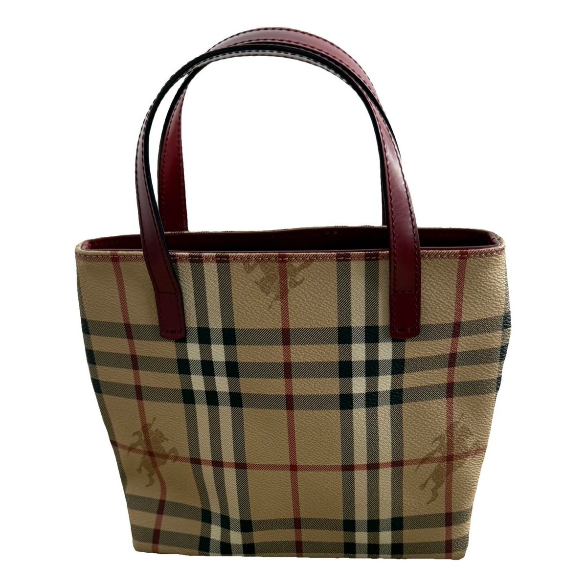 Title vegan leather handbag
