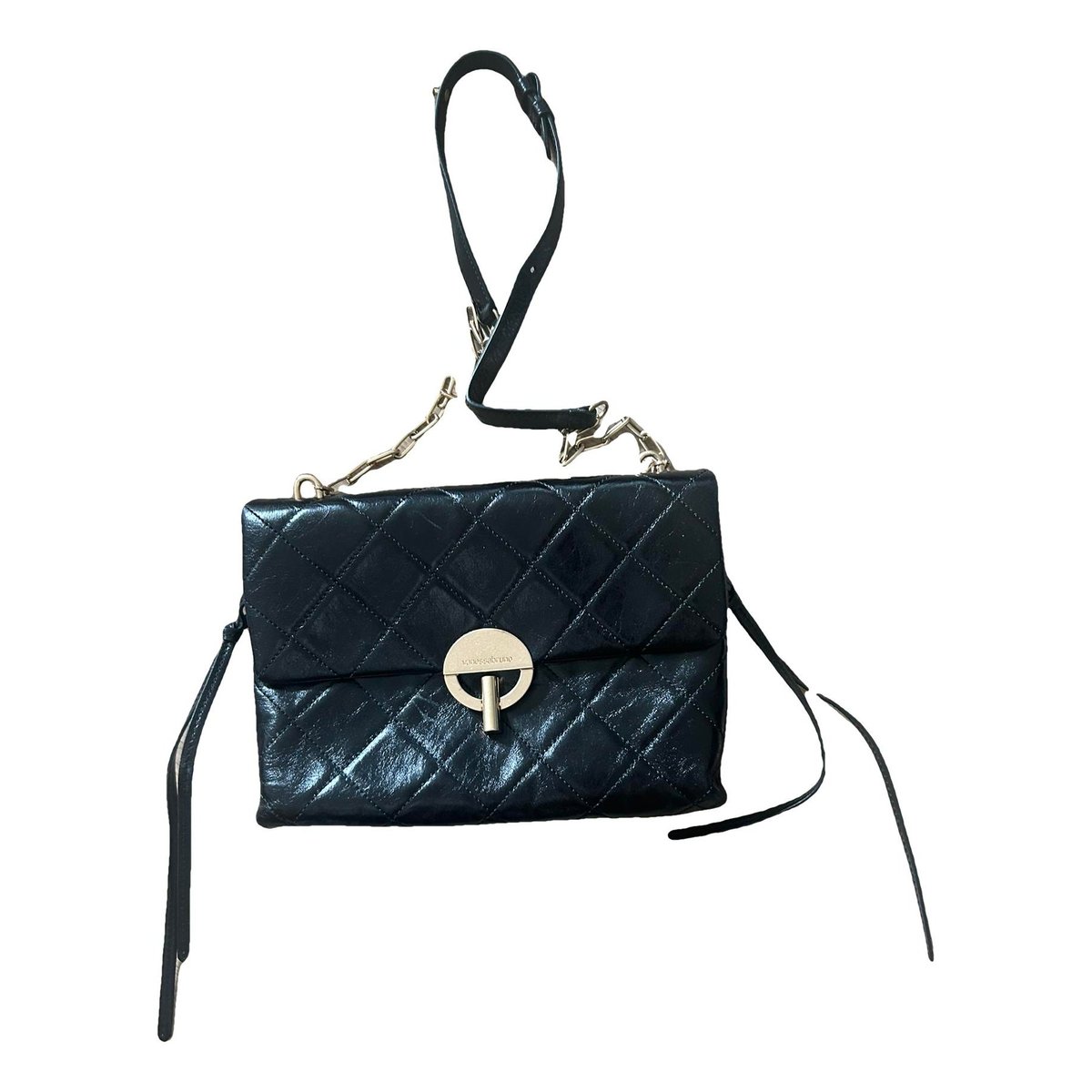 Patent leather crossbody bag